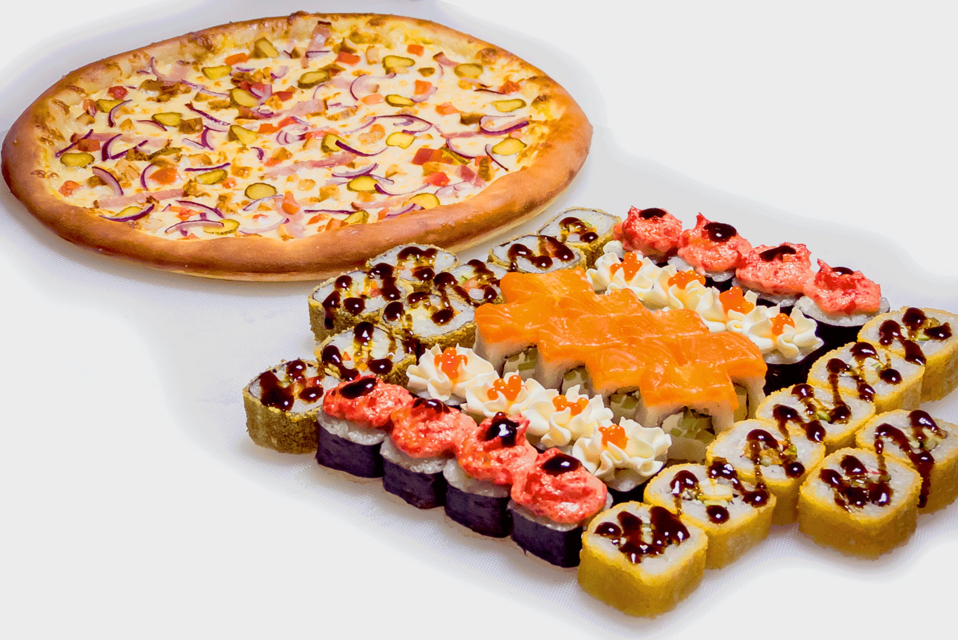 Пицца суши набор с доставкой спб фото 25